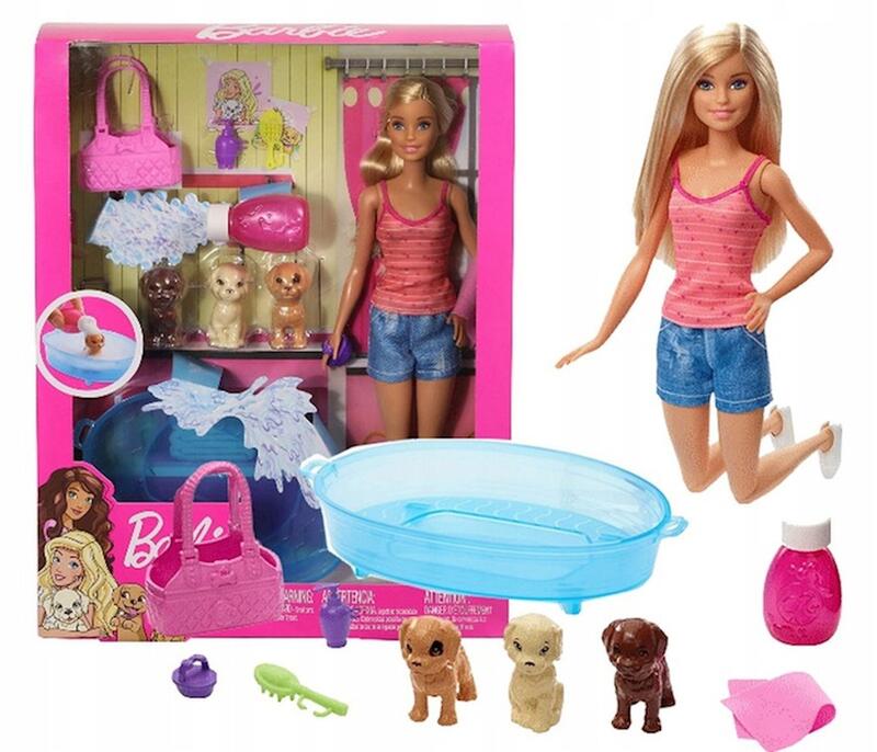 Barbie Puppy Bath Time Playset