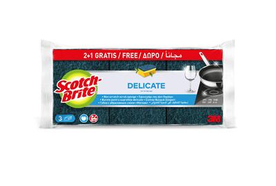 Scotch Brite Rub Sponge Delicate 3 pieces