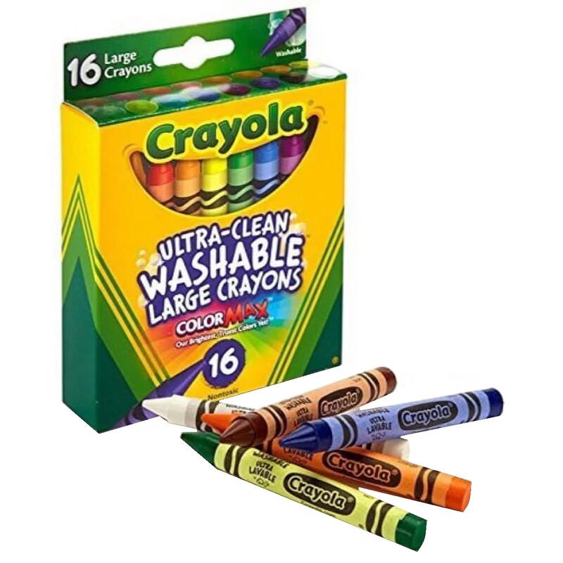 Crayola Ultra-Clean Washable Large Crayons 16