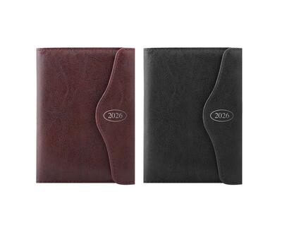 A5 Index Diary DAP Padded with Magnetic Clip Assorted 1 count