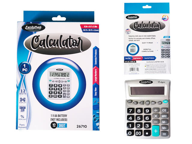 Family Maid Calculator 1pc