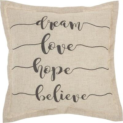 Dream Love Hope Believe Pillow