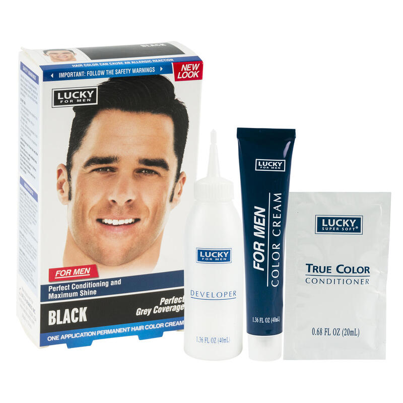 Lucky For Men Hair Color Black 1 Application