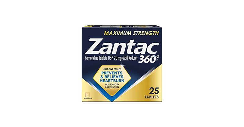 Zantac 360 25 Tabs