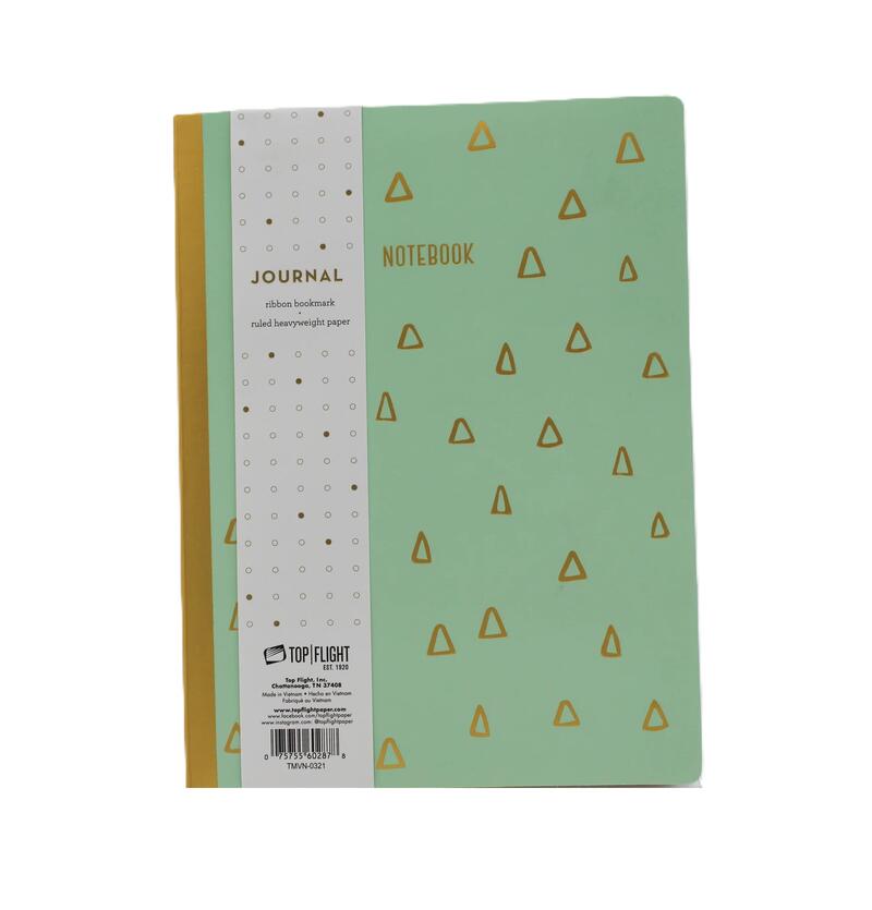 Top Flight  Gold Triangle Journal 6X8