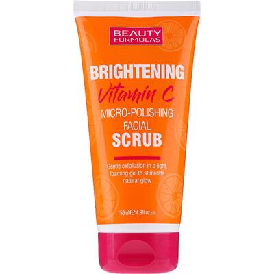 Beauty Formulas Brightening Vitamin C Micro-Polishing Facial Scrub 4.9oz
