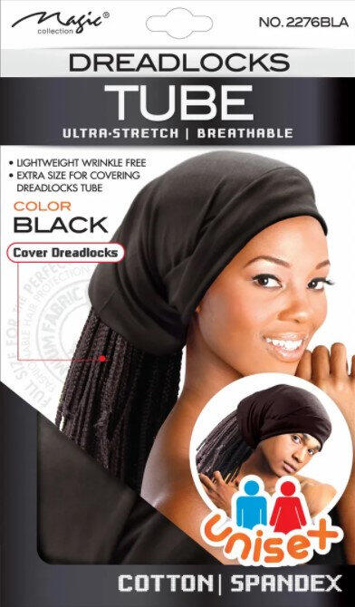 Magic Dreadlocks Ultra-Stretch Tube Black 1 piece
