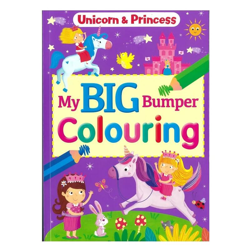 My Big Bumper Colouring Unicorn & Princess