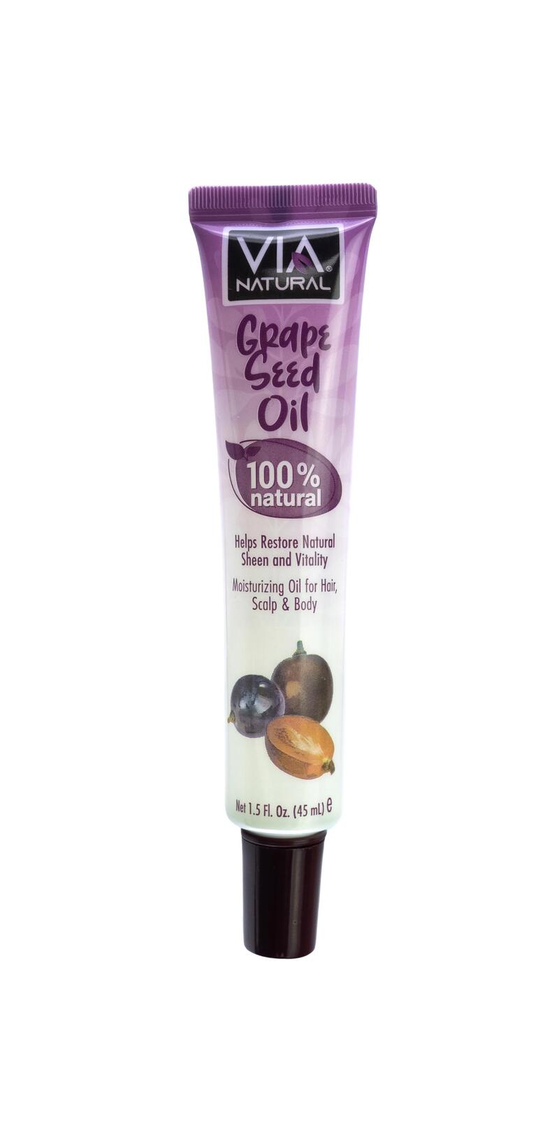 Via Natural Grape Seed Oil 1.5oz