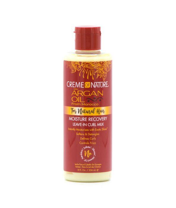 Creme Of Nature Argan Oil Moist Recovery Leave In Curl Milk 8oz