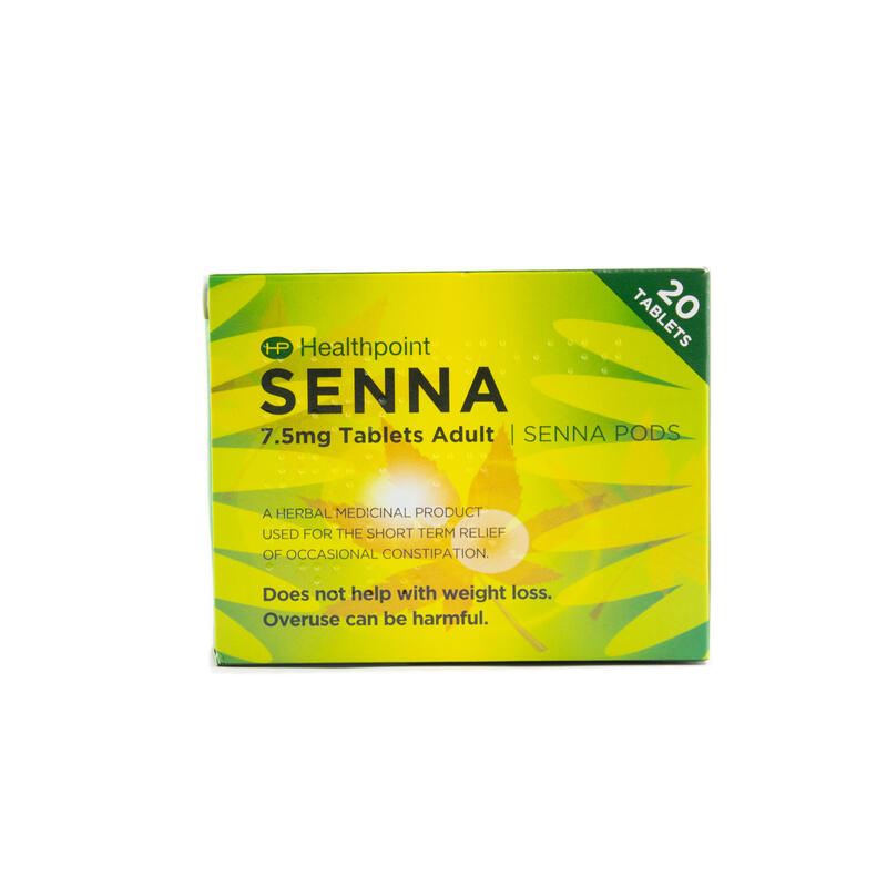 Healthpoint Senna Pod Tabs 7.5mg 20ct