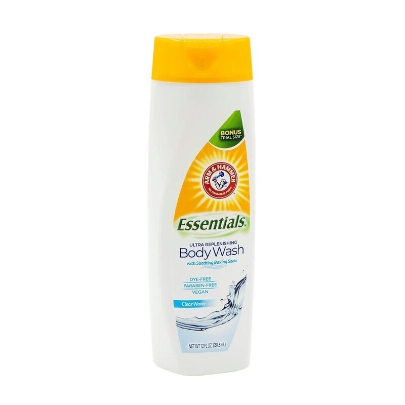 Arm & Hammer Essentials Body Wash Clear Water 12oz