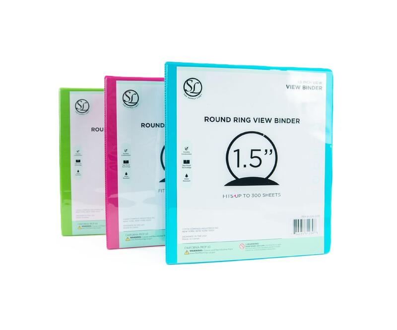 Compass Binder Assorted Colours Neon