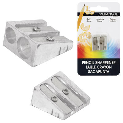 Twin Hole Aluminum Sharpener