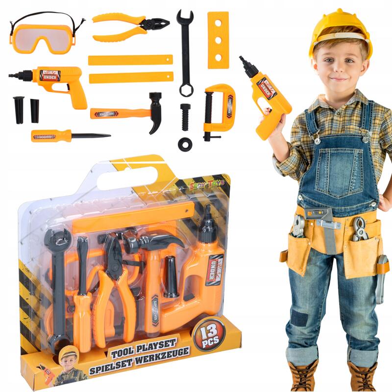 Eddy Toys Tool Set 13pc