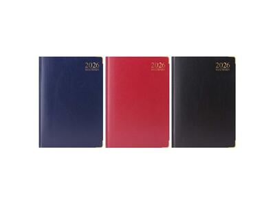 A4 WTV Padded Casebound Diary Gilt-Edge