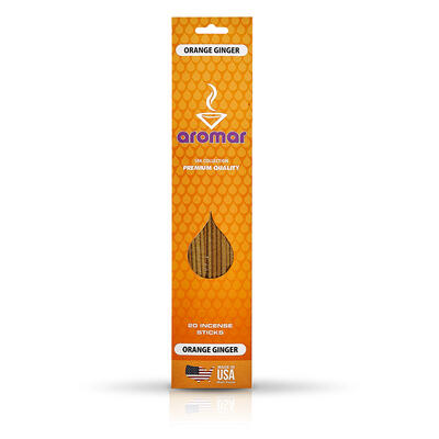 Aromar Incense Sticks Orange Ginger 20ct
