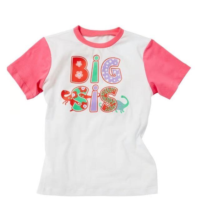 Big Sis Toddler Girl T-Shirt 4-6