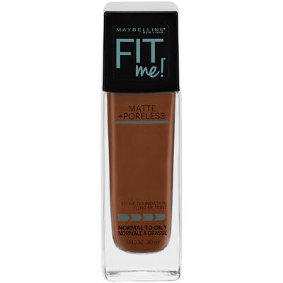 Maybelline Fit Me Matte + Poreless Liquid Foundation Deep Bronze 1oz