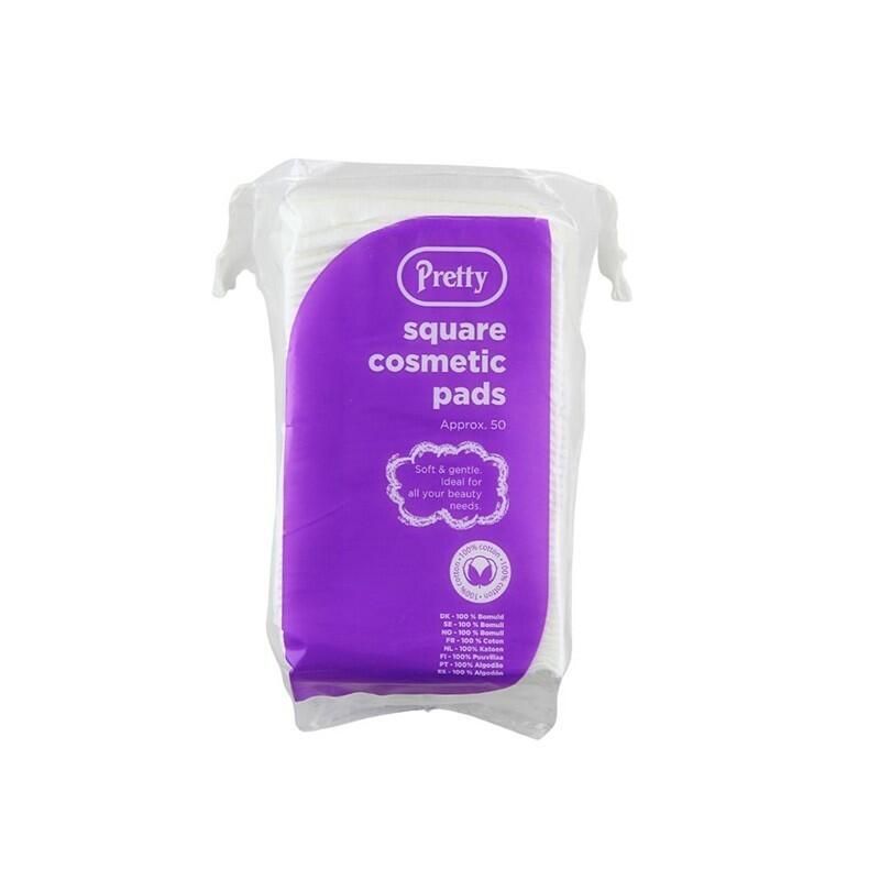 Pretty Cosmetics Square Pads 50 count