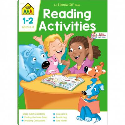 School Zone Reading Activities Workbook 1st And 2 Grade Ages 6 To 8 64 Pages