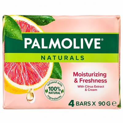 Palmolive Naturals Citrus & Cream 4x90g