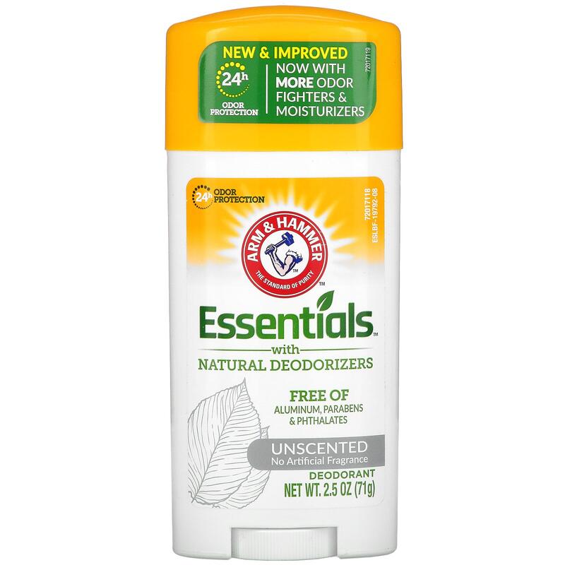 Arm & Hammer Essentials Deodorant Unscented 2.5oz