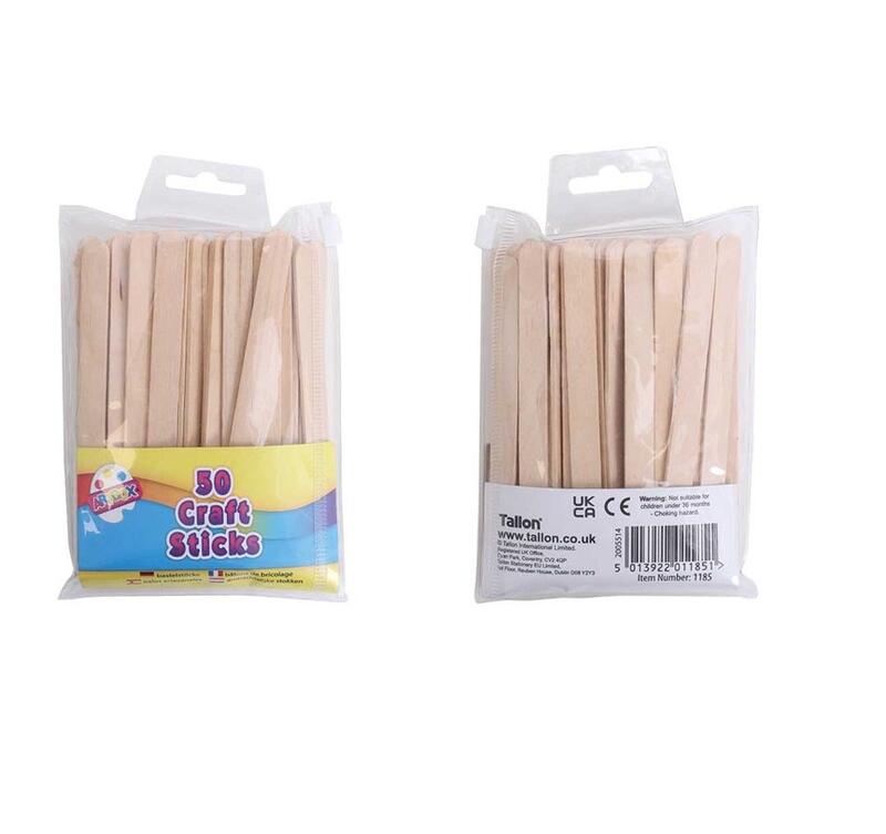 Plain Craft Sticks 50ct