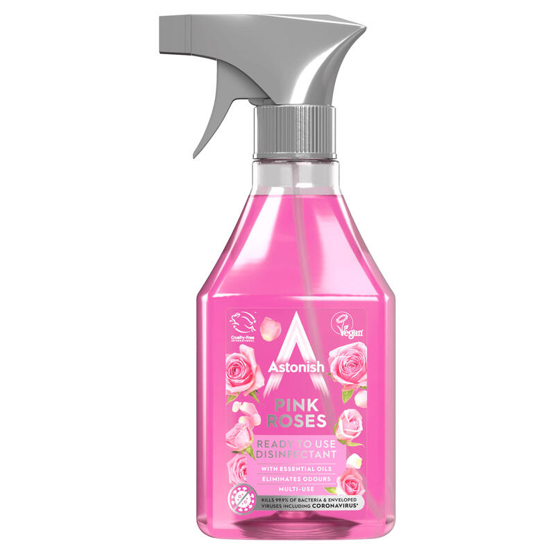 Astonish Disinfectant Pink Roses 550ml