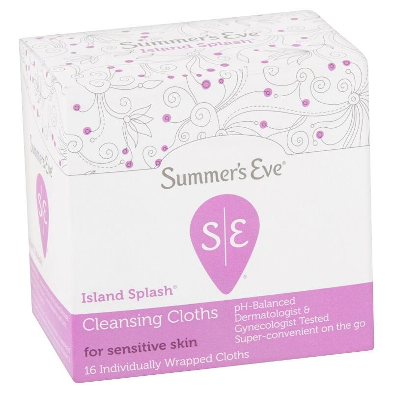 Summer's Eve Cleansing Cloths Island Splash 16 count