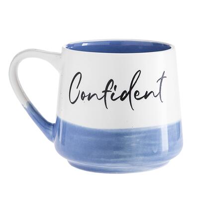 Confident Blue Bottom Ceramic Mug