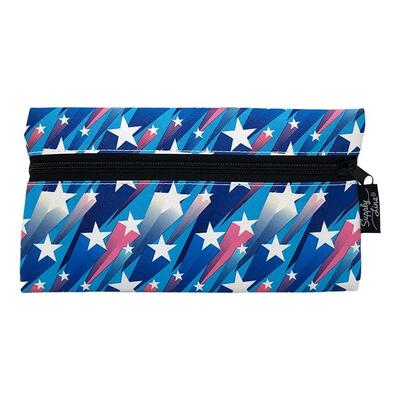 Stars Printed Pvc Pencil Pouch
