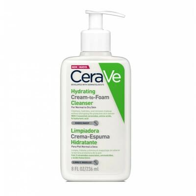 CeraVe Hydrating Cream-to-Foam Cleanser 236ml