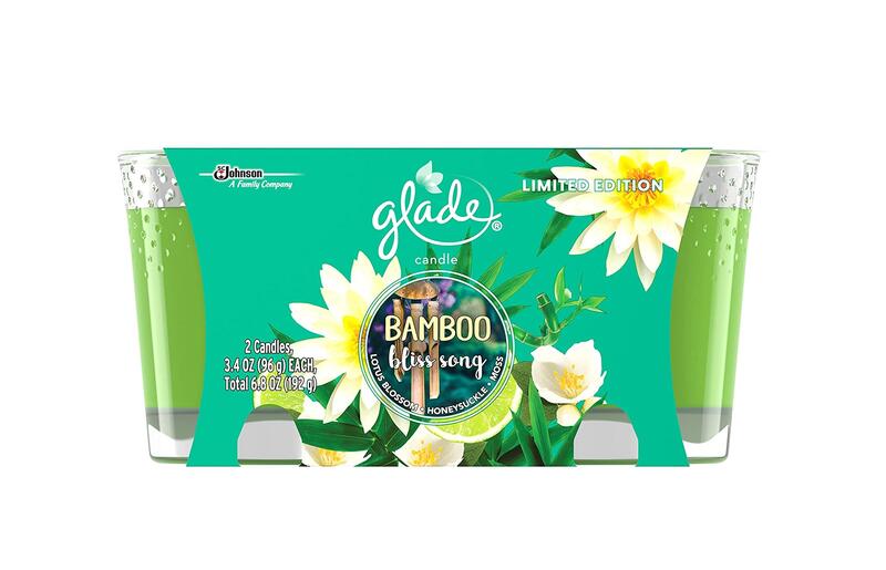 Glade Candle Bamboo 3.4oz 2ct