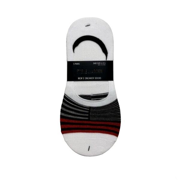 Men Sneaker Liners White/Black 6-12 5pk