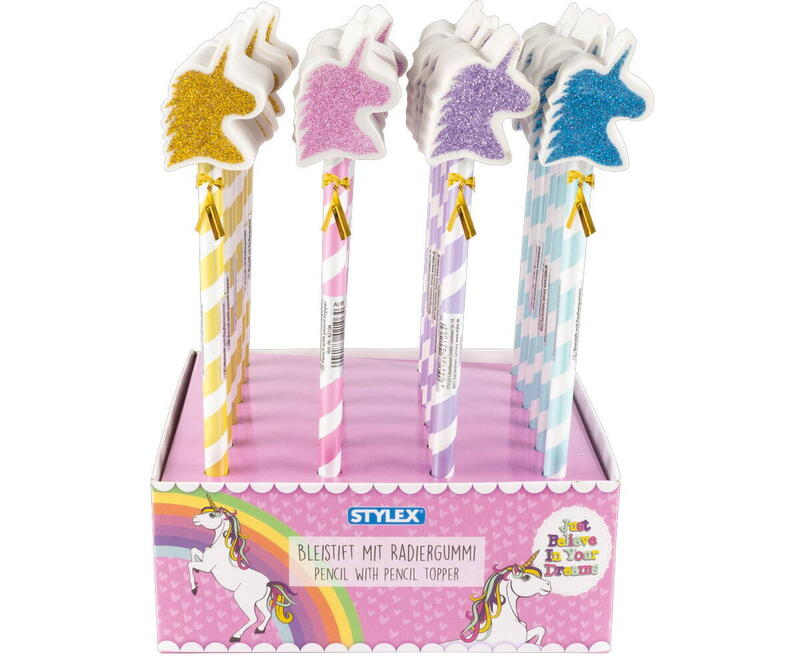 Stylex Unicorn Pencil 4pcs Assorted