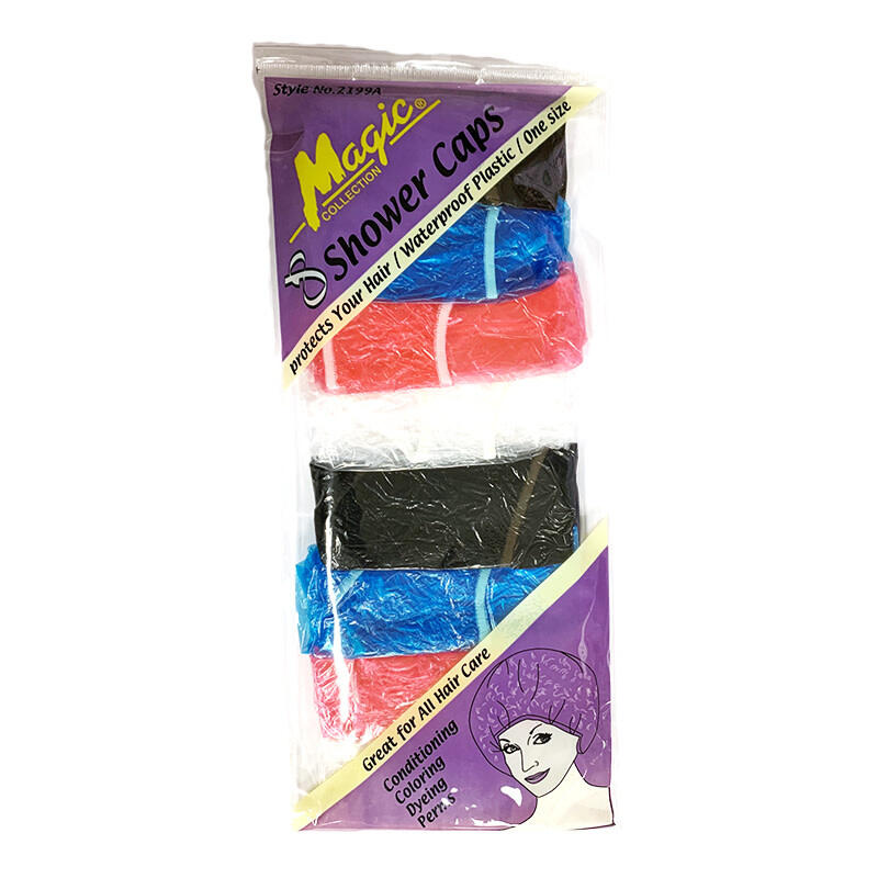 Magic Shower Caps Assorted 8 pieces