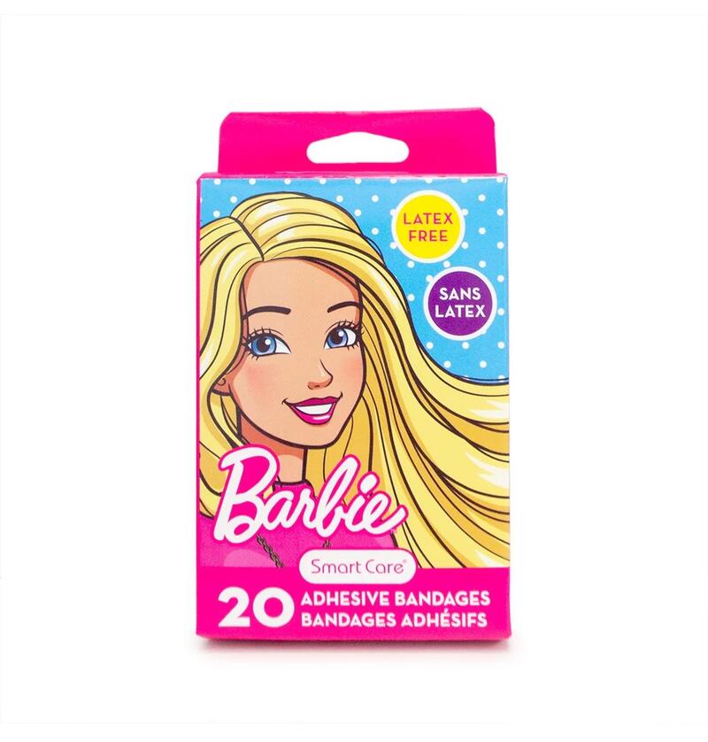 Smart Care Barbie Adhesive Bandages 20 count