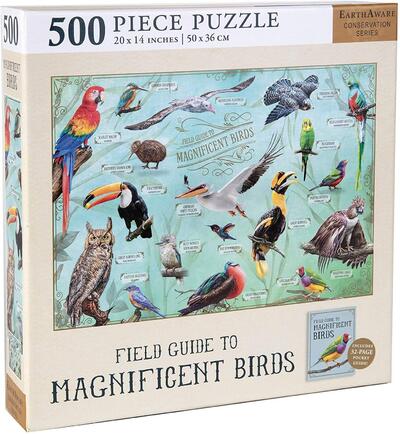 Field Guide To Magnificent Birds 500pcs