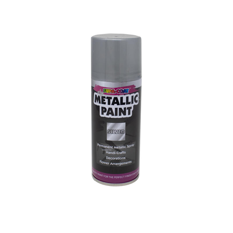 DNR Supa-Coat Metallic Silver Lacquer Spray Paint