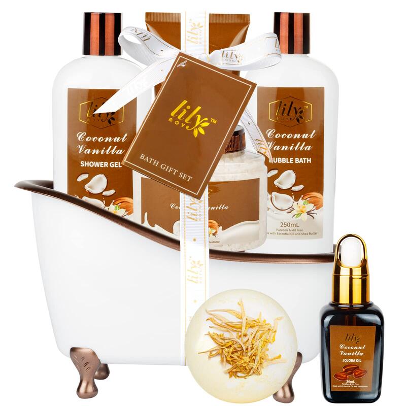 Lily Roy Coconut Vanilla Bath Gift Set