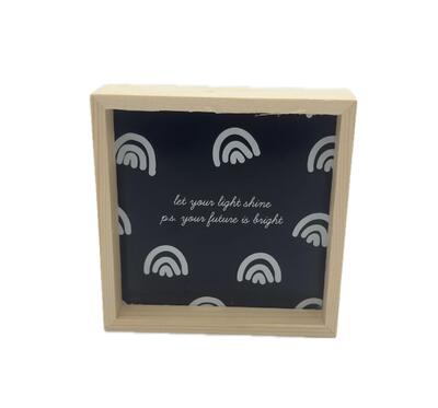 Let Your Light Shine Sign 4X4