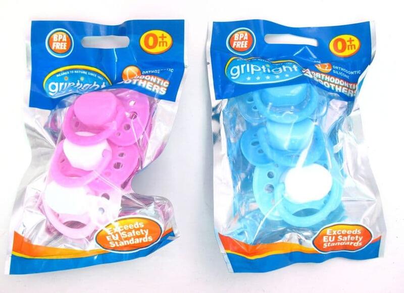Griptight 3 Orthodontic Soothers 0-6m