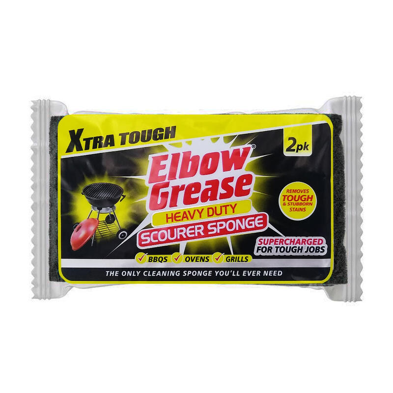 Elbow Grease Heavy Duty Scourer Sponge 2pk