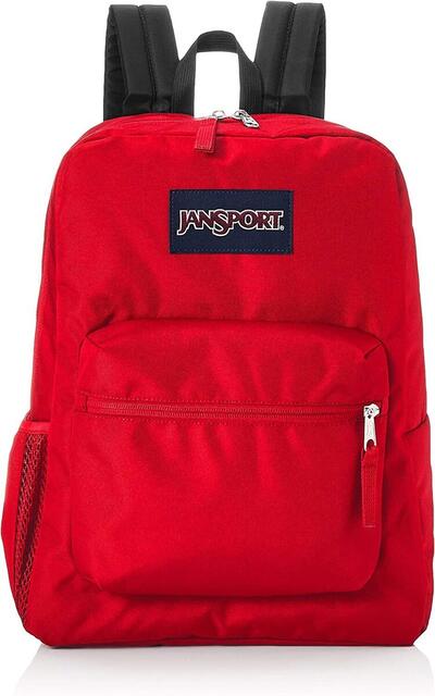 Jansport Cross Town Backpack Red Tape