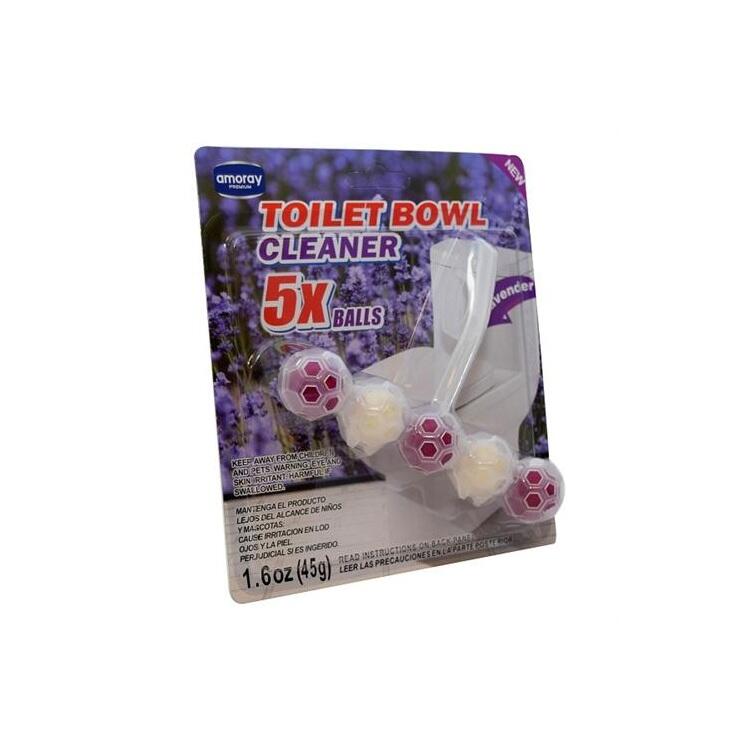 Scrub Free Toilet Bowl Balls Cleaner Lavender 5 count