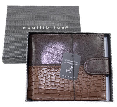 EQ Men's Wallet Brown