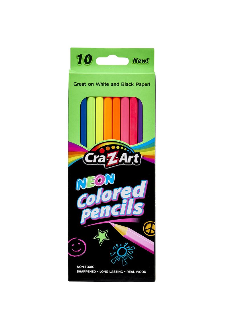 Crazart Neon Colored Pencil 10 count