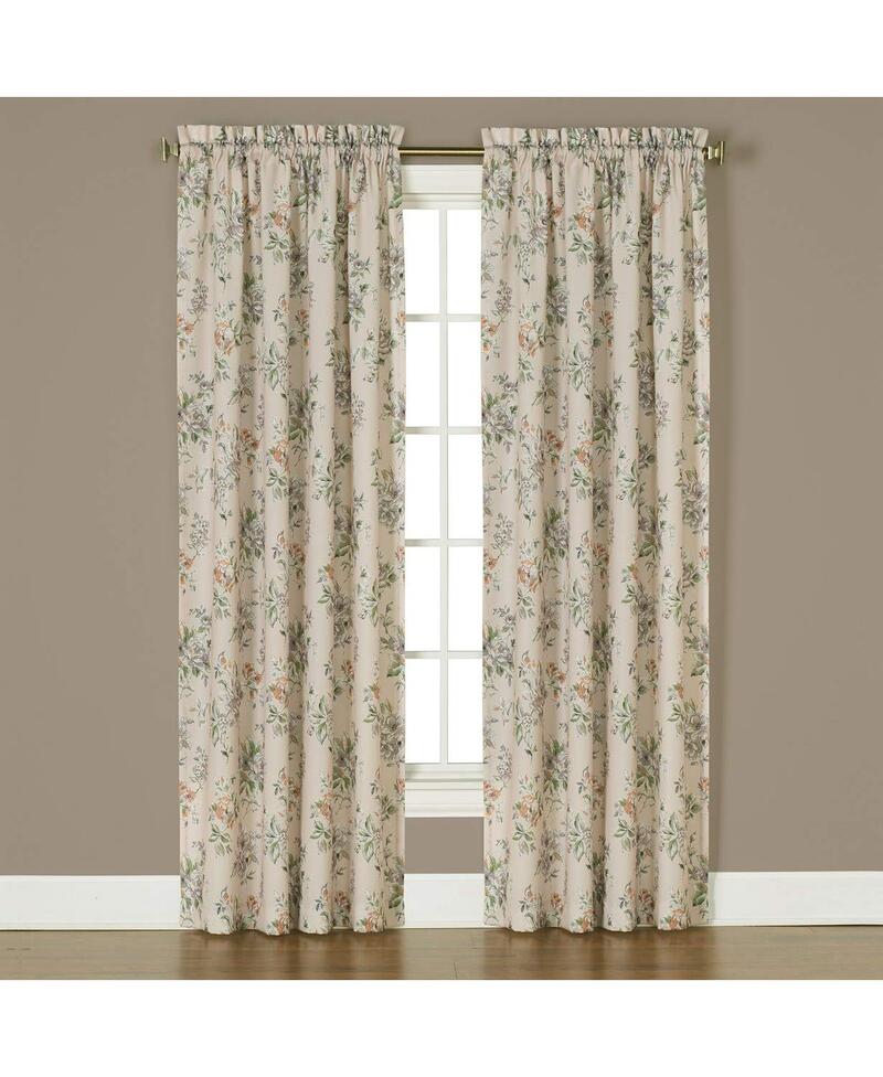 Cream Nellie Rose Curtain Panel 54x84