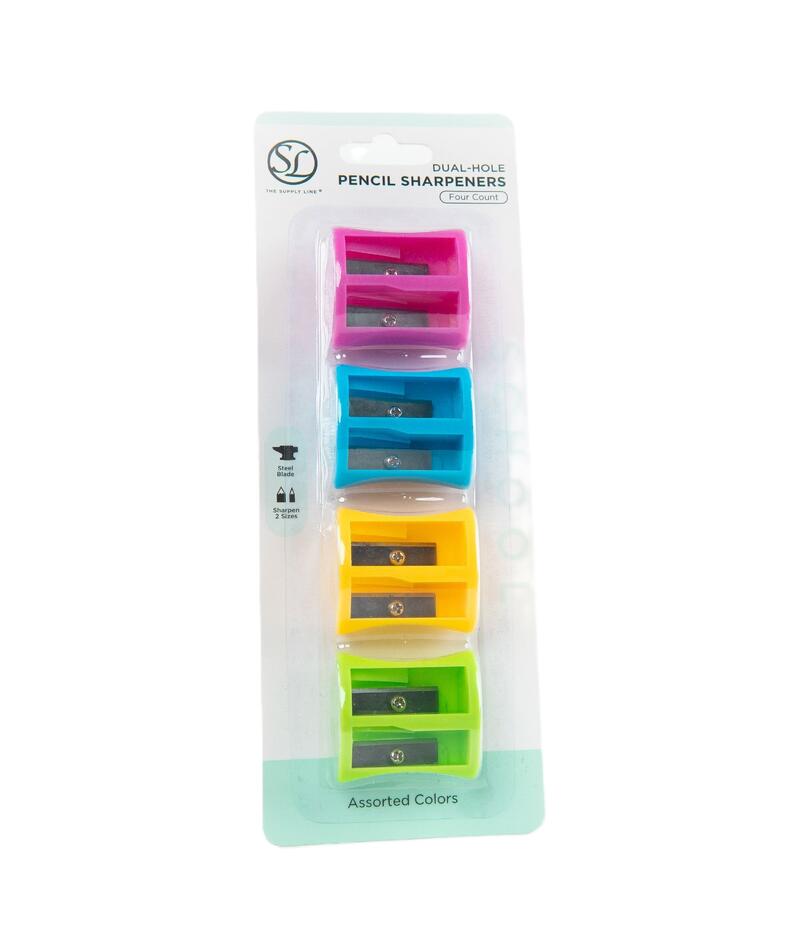 Supply Line Dual-Hole Sharpener 4 count